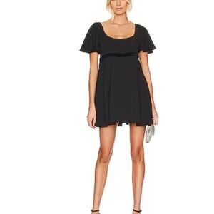 x REVOLVE Brianna Mini Dress in Black, Amanda Uprichard